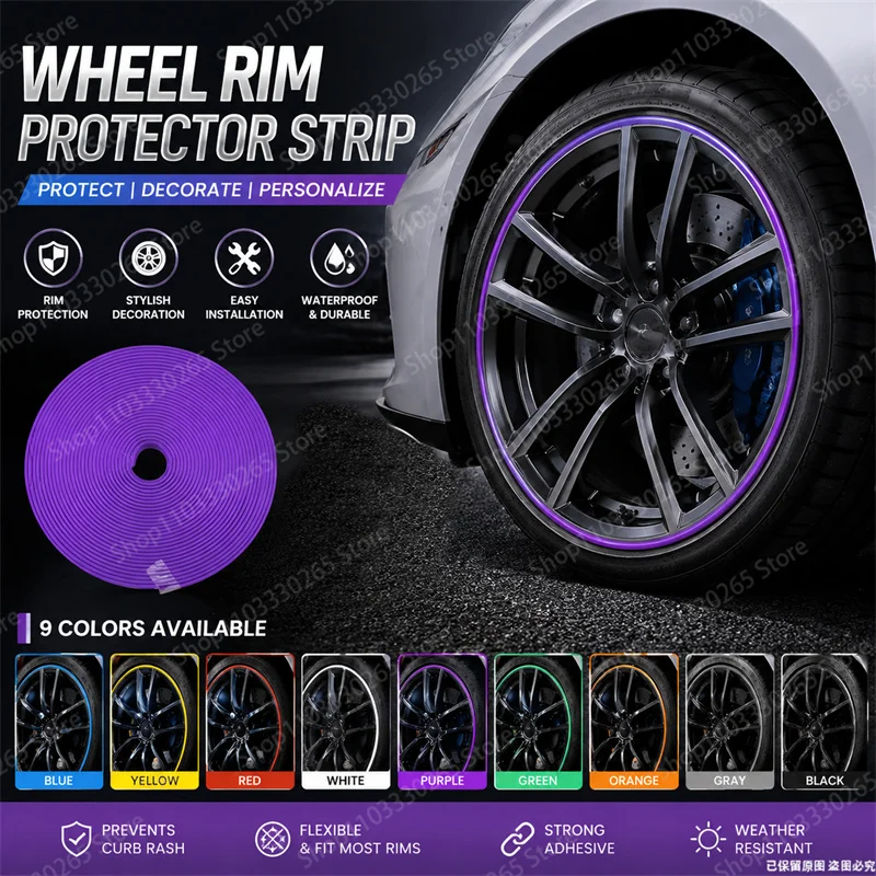 Universal Wheel Rim Protector  - Rash Guard recension och pris