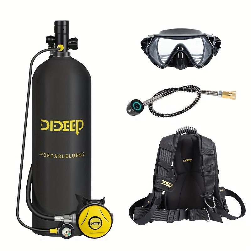 DIDEEP 4L Mini Scuba Diving Ta - Snorkel Set recension och pris