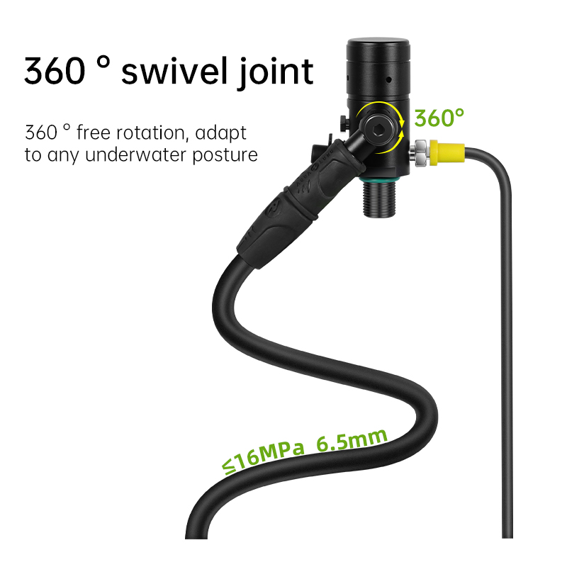DIDEEP 4L Mini Scuba Diving Ta - Snorkel Set recension och pris