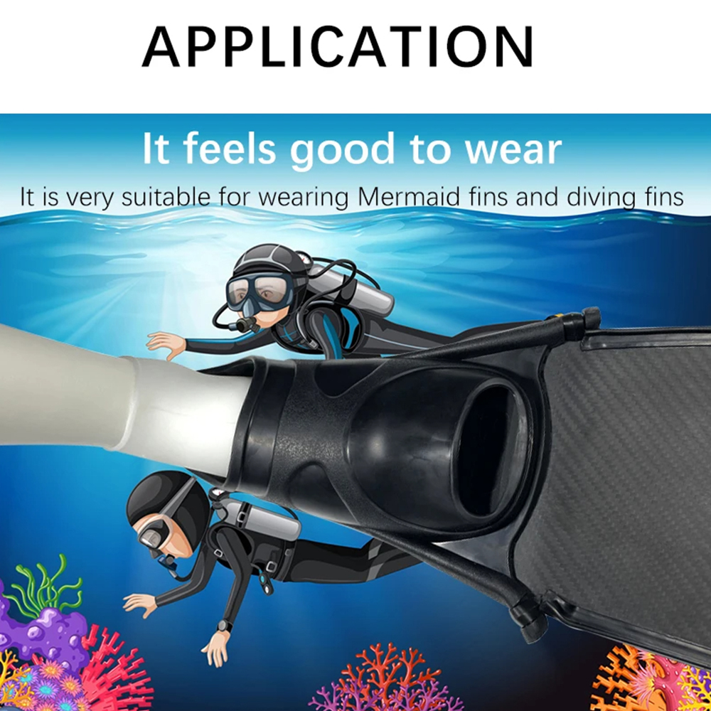 Silicone Wetsuit Socks for Swi - Flippers Swimming recension och pris