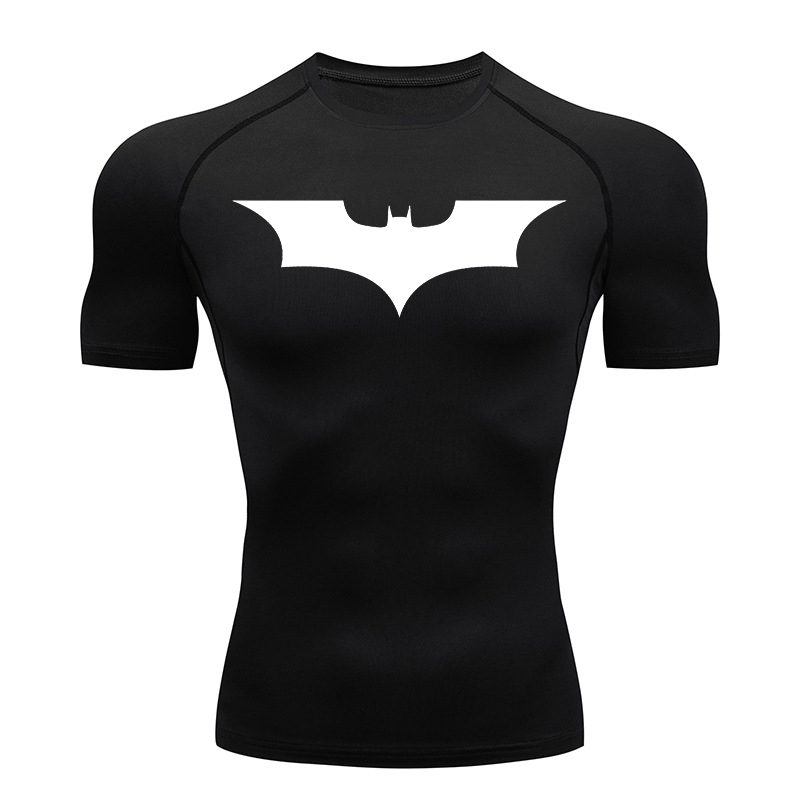 Bat Print Compression Shirts f - Rash Guard recension och pris