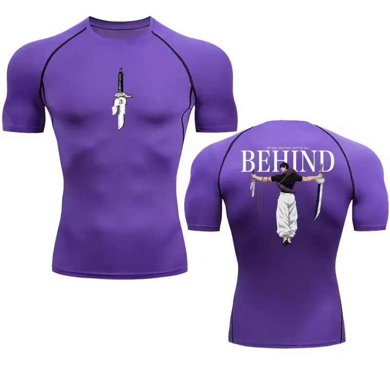 Anime Compression Shirt Men Pr - Rash Guard recension och pris