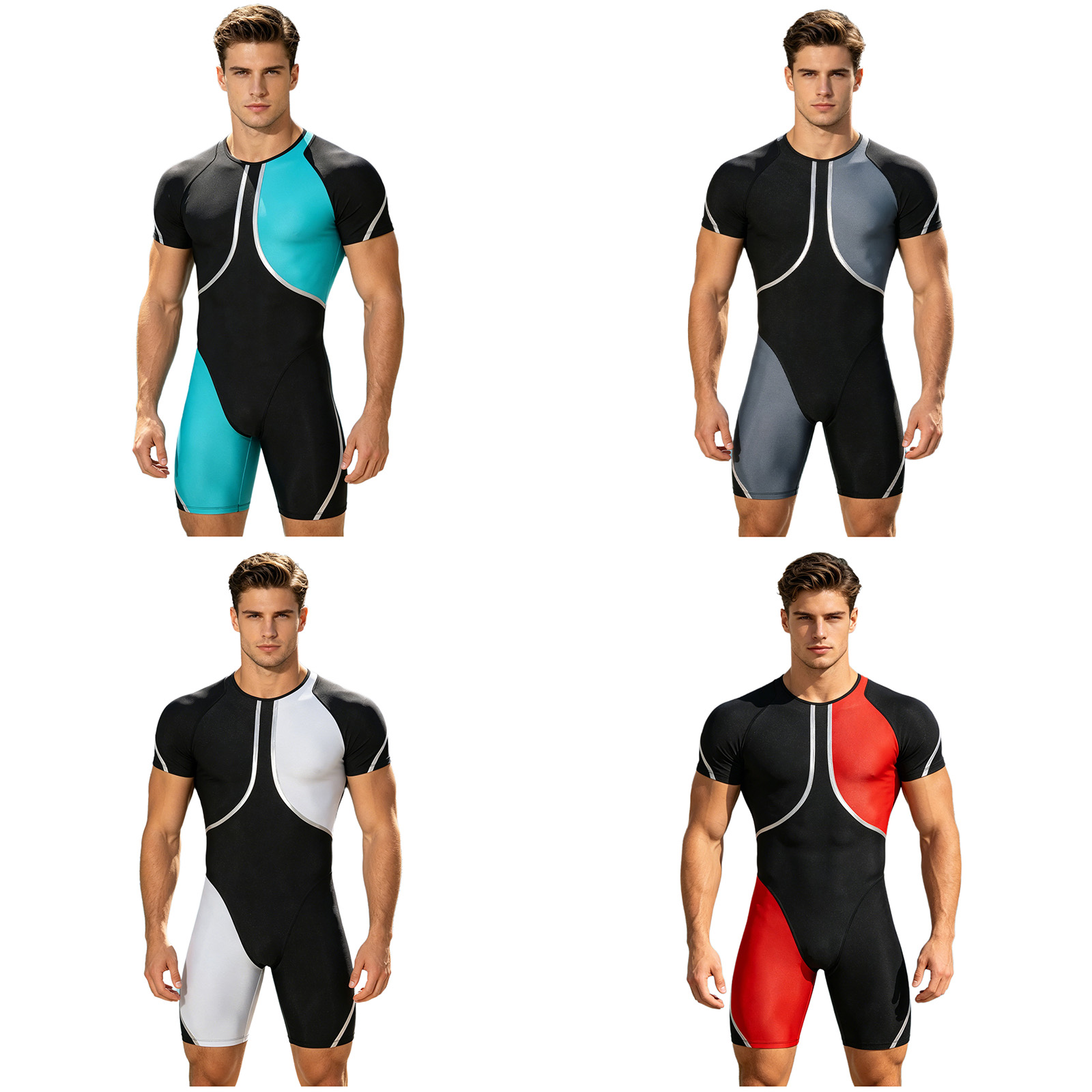 Men One-piece Swimsuit Rash Gu - Wetsuit Men recension och pris